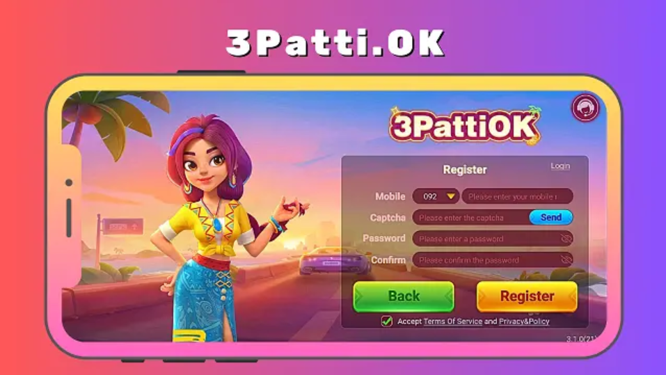 Register for 3 patti ok